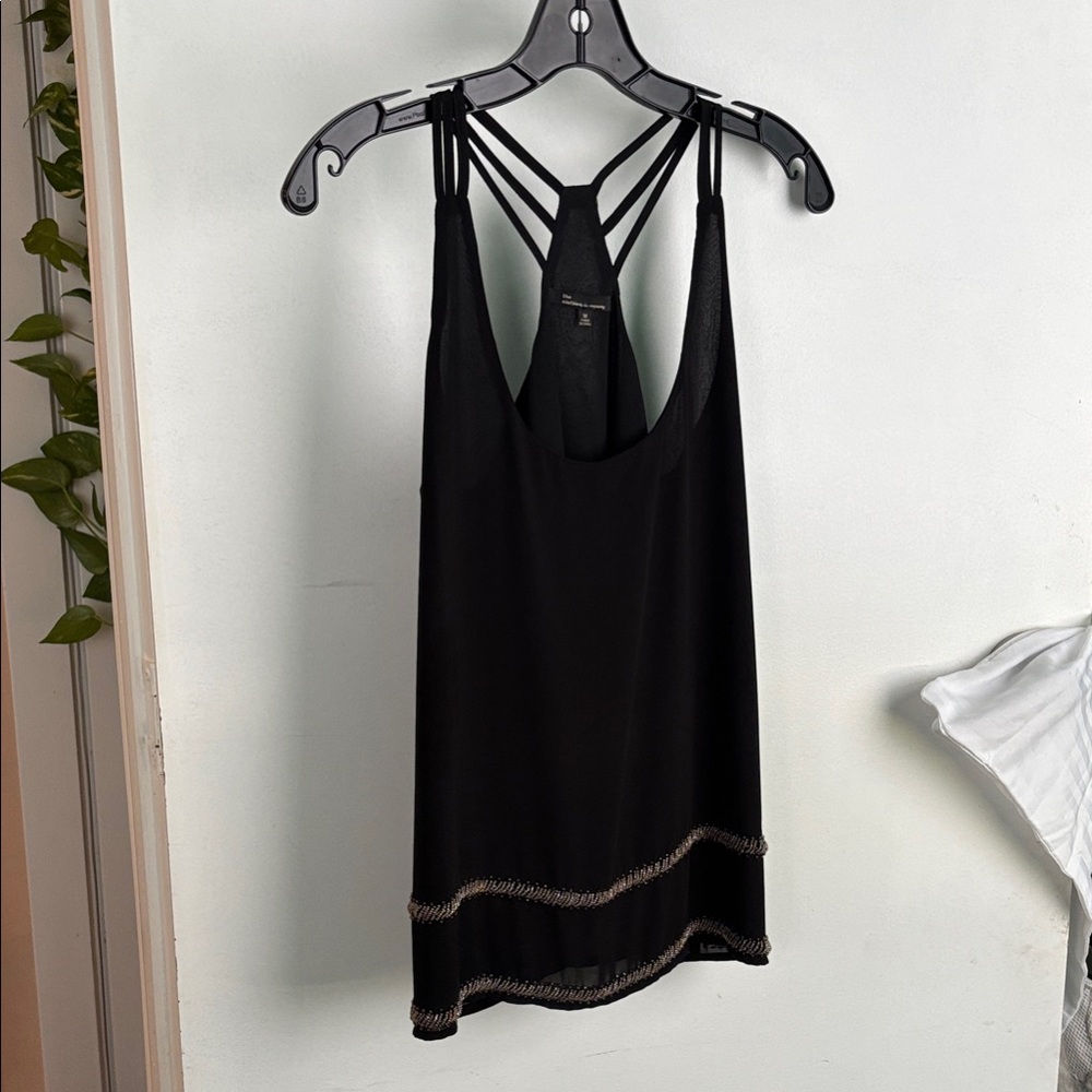 The Clothing Company Black Tank Top with Strappy Back